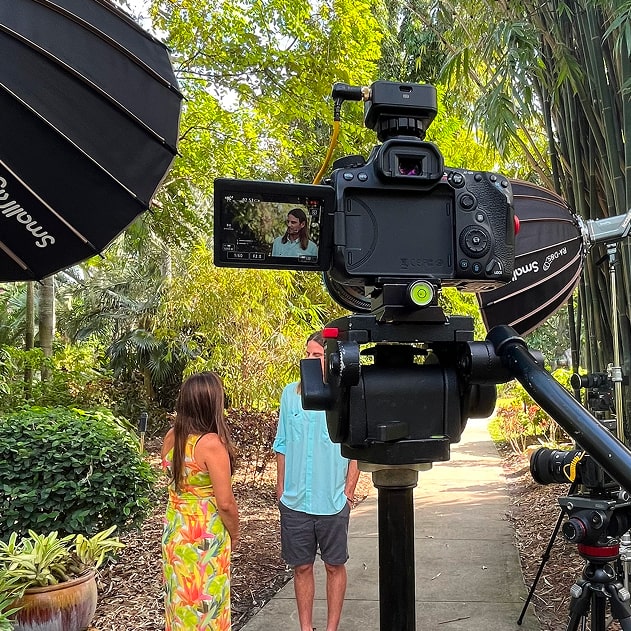 Commercial photo shoot